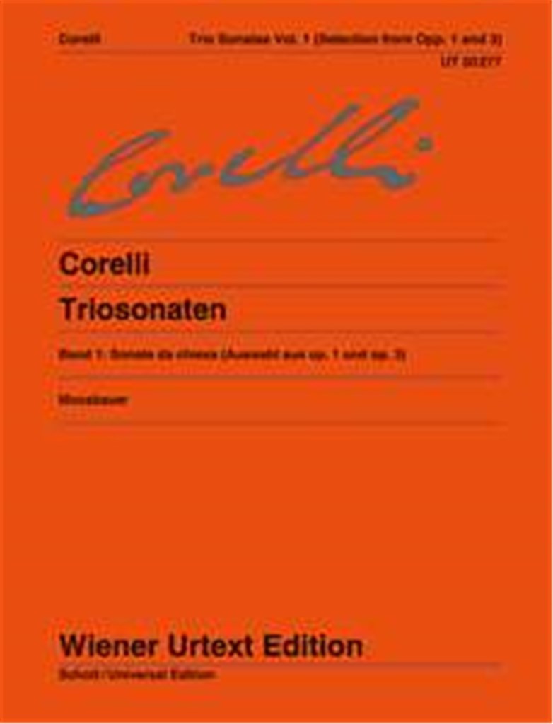 Triosonaten op. 1 und op. 3 Band 1